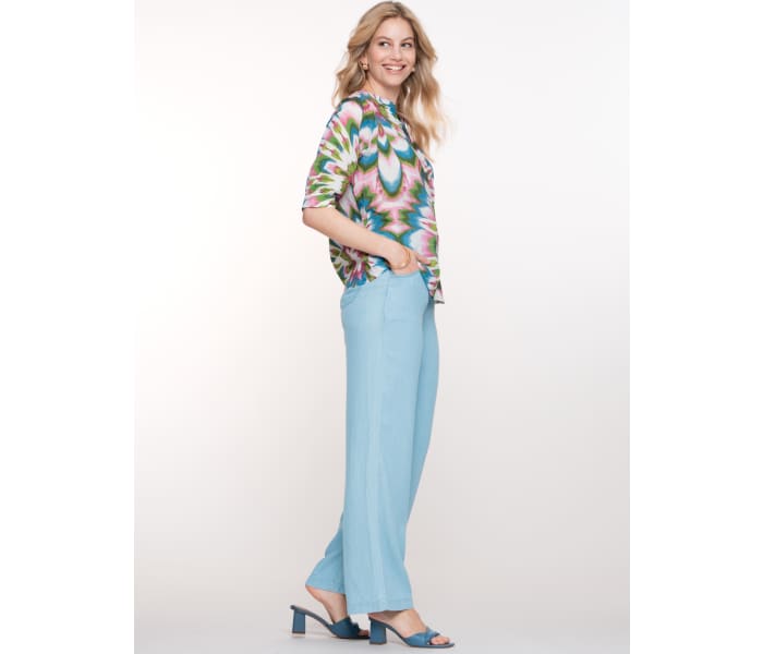 Geisha jeans dámské světle modré
