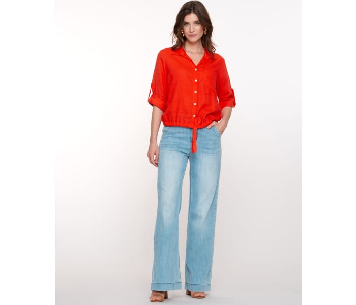 Geisha jeans dámské světle modré