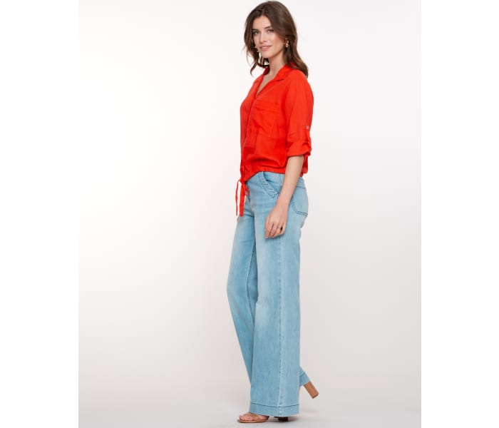 Geisha jeans dámské světle modré