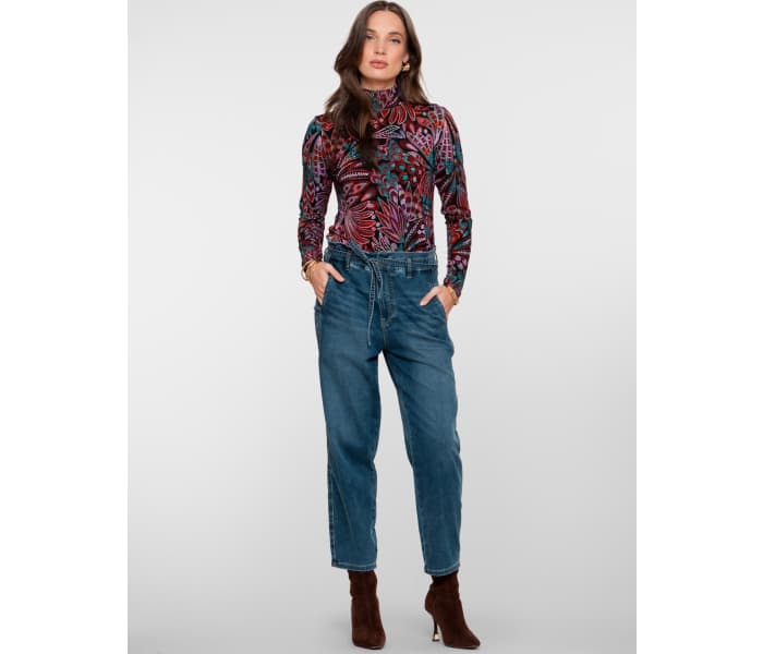 Geisha jeans dámské tmavě modré