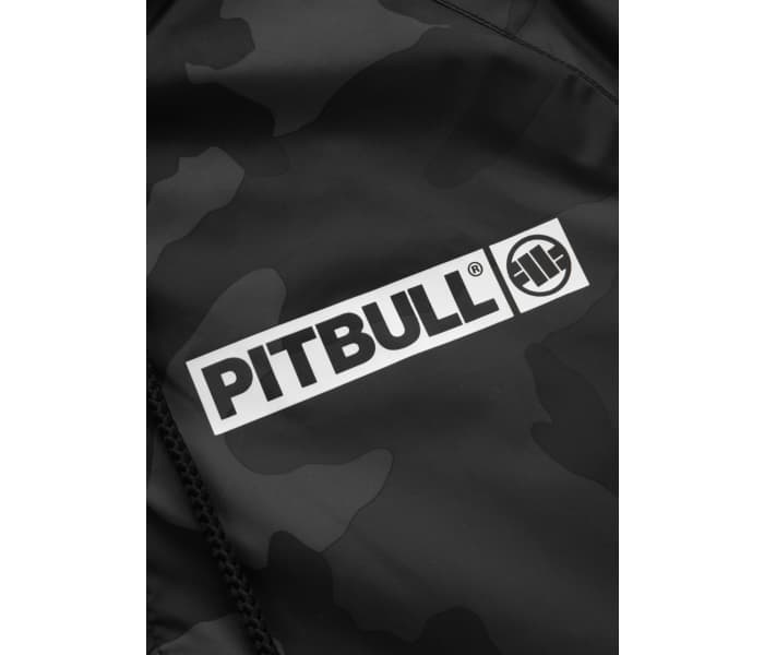 Bunda PitBull West Coast Athletic Logo pánská All Black Camo