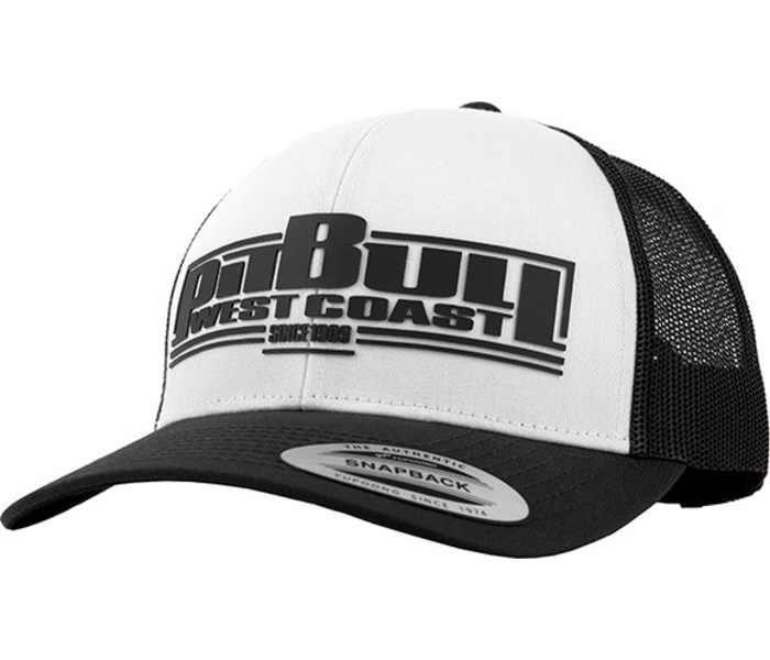 Kšiltovka PitBull West Coast Classic Boxing bílo-černá