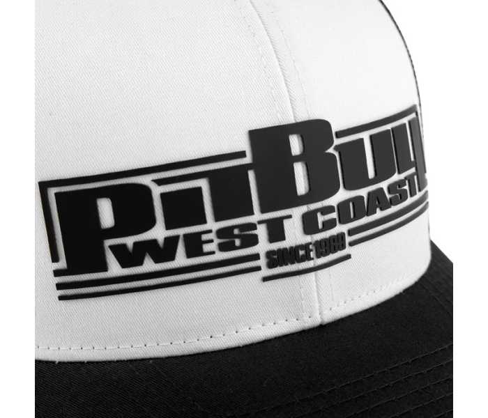 Kšiltovka PitBull West Coast Classic Boxing bílo-černá