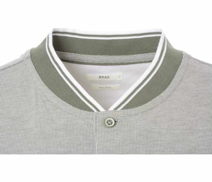 Polo triko Brax Style Pierce pánské olivové