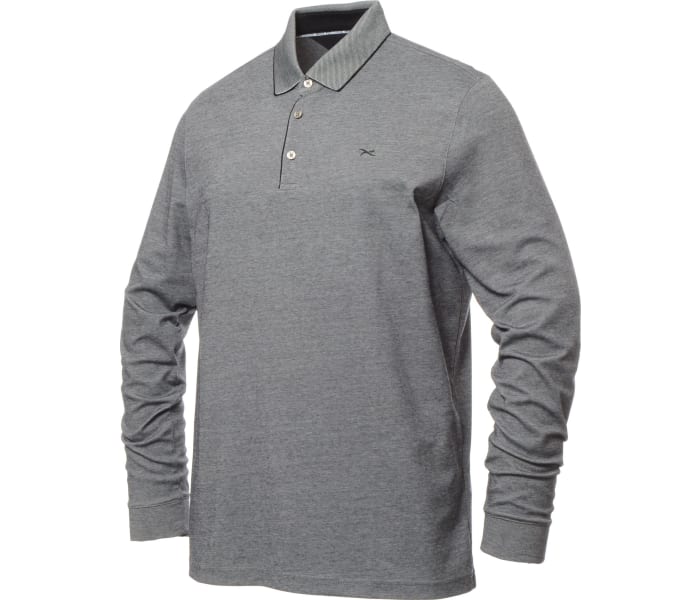 Polo triko Brax Style Pharell pánské šedo-černé