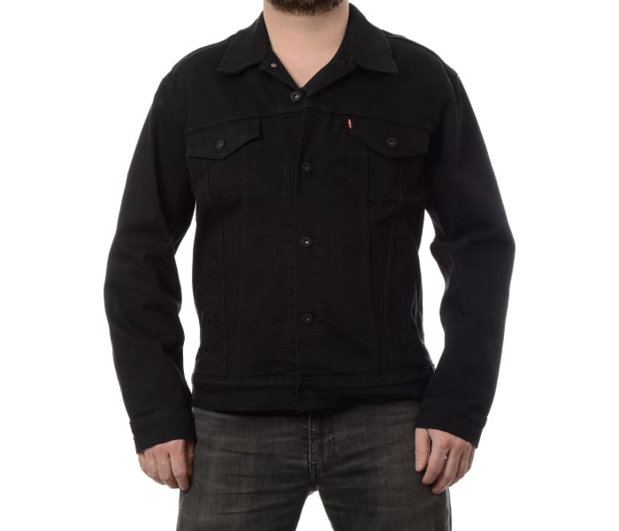 Džínová bunda Levi´s® Trucker Dark Horse pánská černá