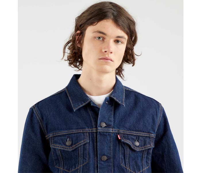 Džínová bunda Levi´s® The Trucker Rockridge pánská tmavě modrá 