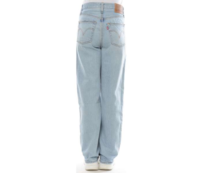 Levi´s® jeans Ribcage Straight Ankle Middle Road dámské světle modré
