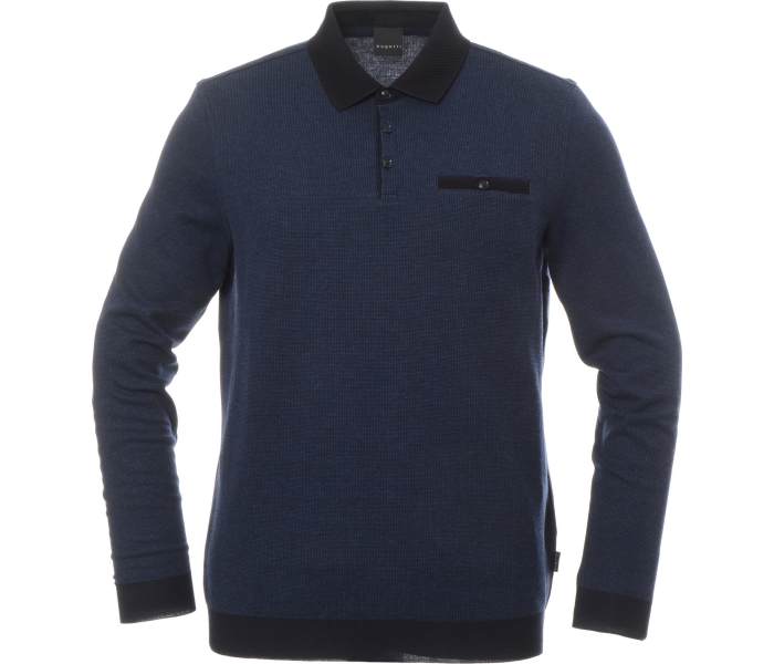 Polo triko Bugatti pánské modré