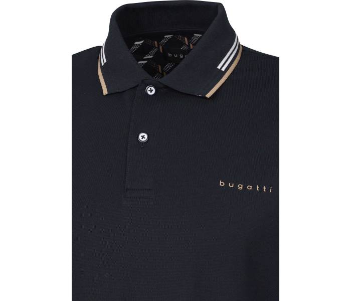 Polo triko Bugatti pánské tmavě modré