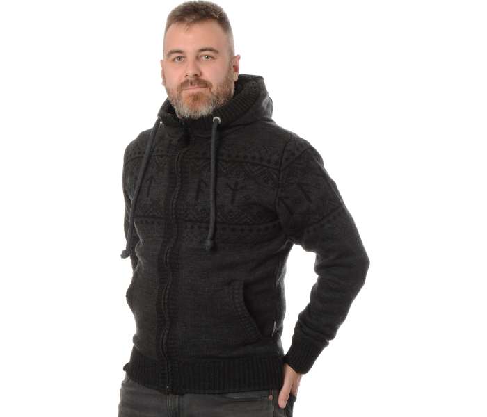 Svetr Thor Steinar Runa pánský tmavě šedý