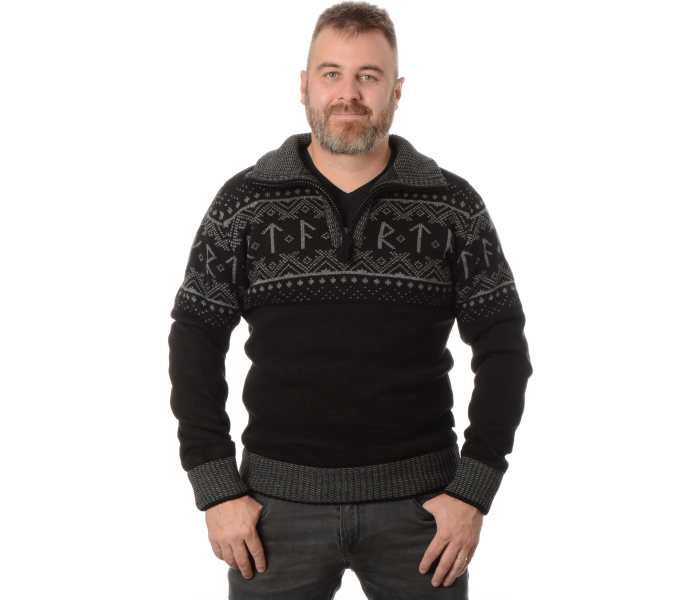Svetr Thor Steinar Runa pánský černý