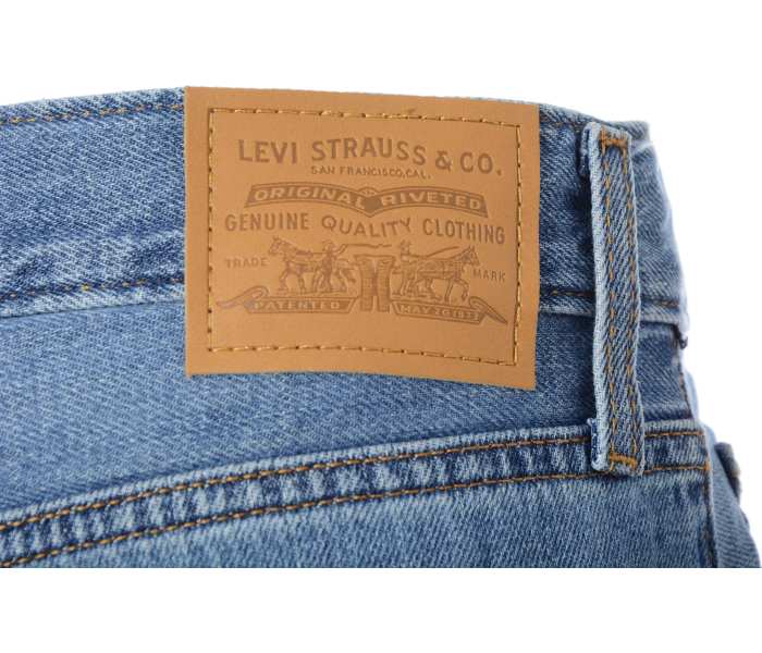 Levi´s® jeans Baggy Dad Heavy Check dámské modré