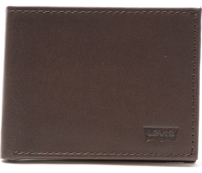 Kožená peněženka Levi´s® Batwing Bifold hnědá
