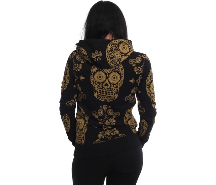 Mikina Yakuza Skull Pattern Allover
