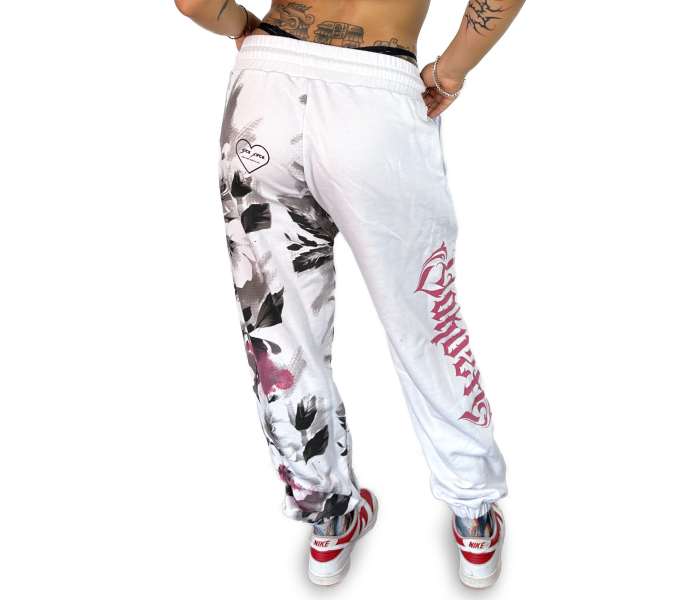 Tepláky Yakuza Flower Style Loose