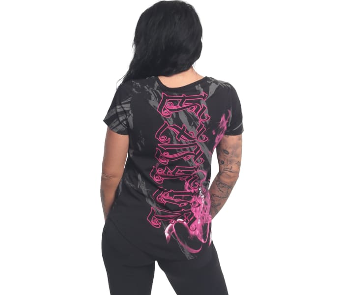 Tričko Yakuza Dark Skull Curved V Neck