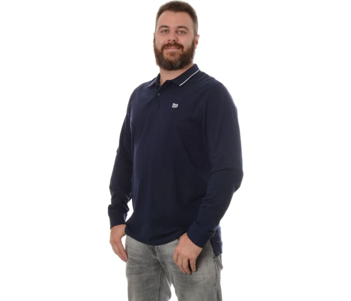 Polo triko Lee Pique Polo pánské tmavě modré
