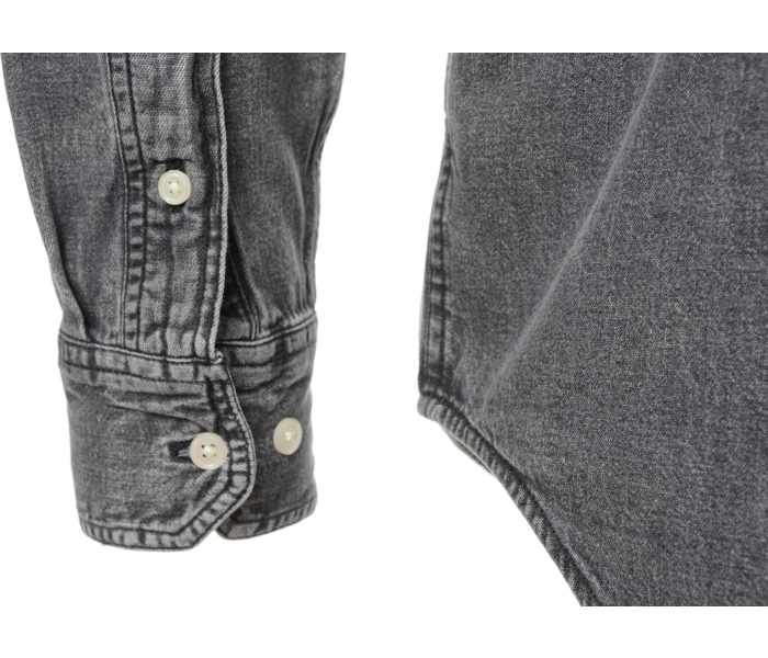 Košile Lee Leesure Shirt New Gray pánská tmavě šedá