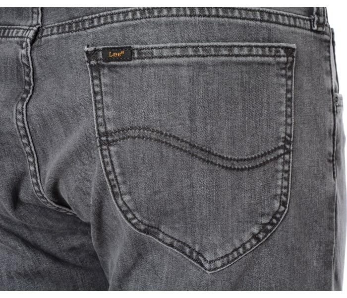 Lee jeans Rider Mid Worn Walker pánské šedé