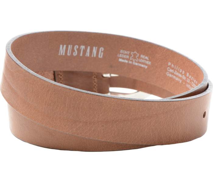 Kožený opasek Mustang dámský hnědý