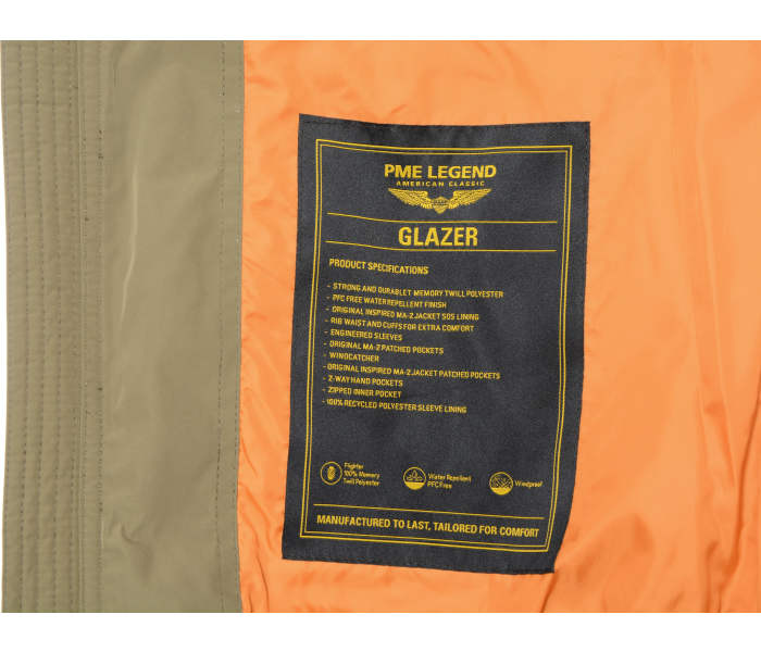 Bunda PME Legend Glazer Flighter pánská olivová
