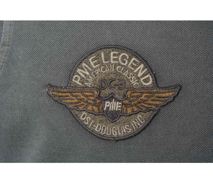 Polo triko PME Legend pánské tmavě šedé