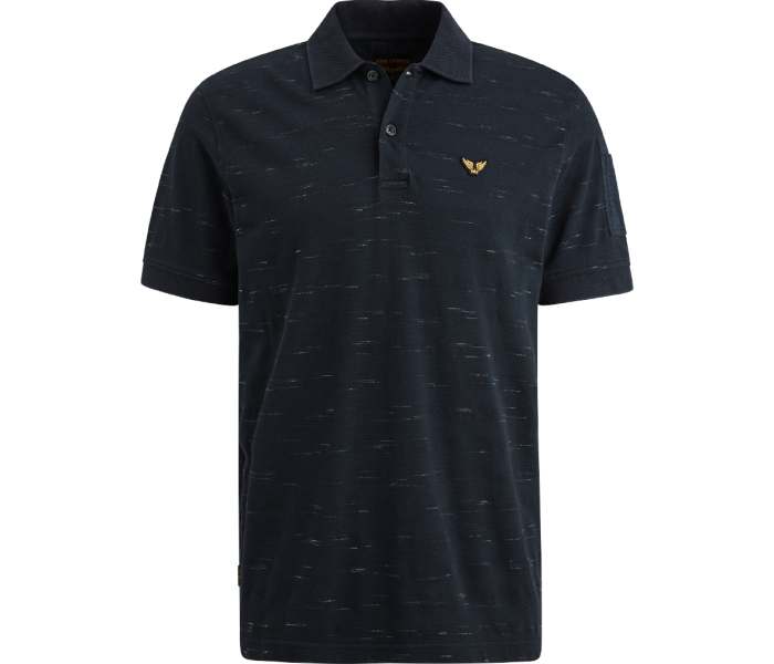 Polo triko PME Legend Jacquard pánské tmavě modré