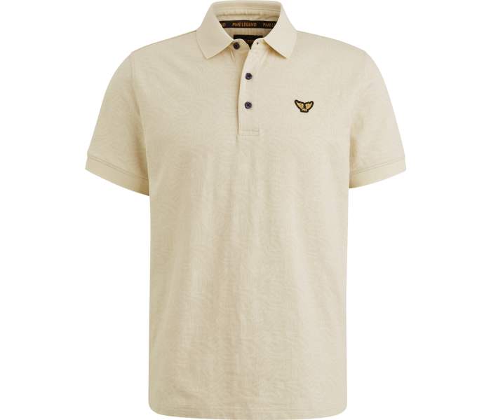 Polo triko PME Legend Jacquard pánské béžové