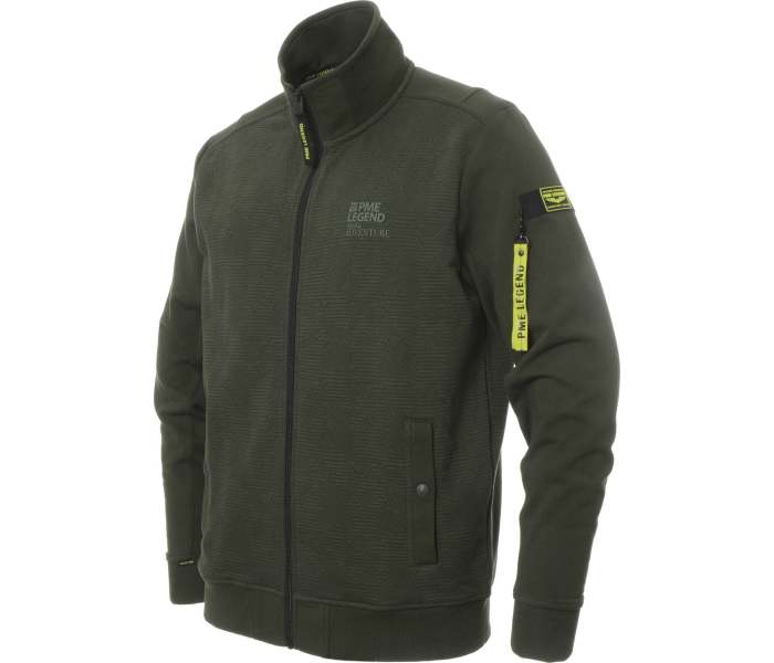 Mikina PME Legend Jacquard pánská olivová