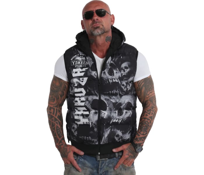 Vesta Yakuza Muerte Skull V02 Hooded