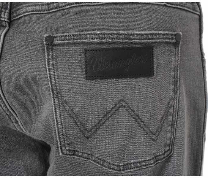 Wrangler jeans Greensboro Ebony Sky pánské šedé