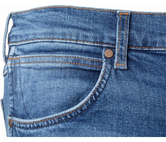 Wrangler jeans Greensboro Hard Edge pánské modré