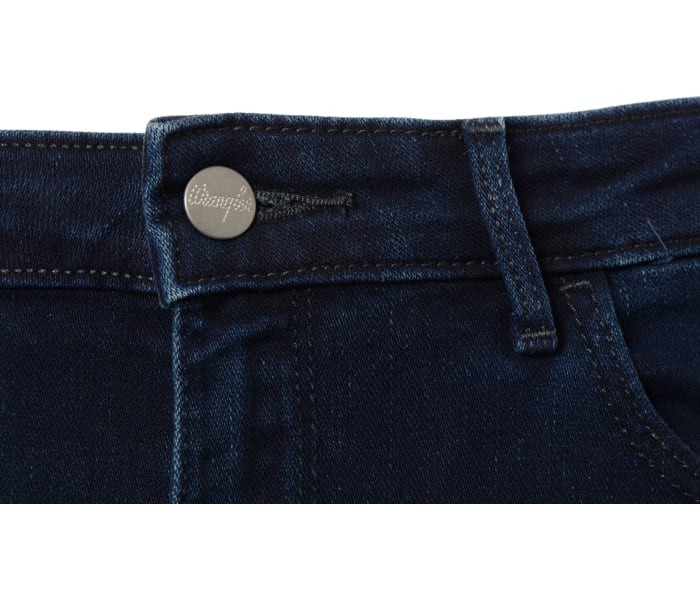 Wrangler jeans Straight Blue Black dámské tmavě modré