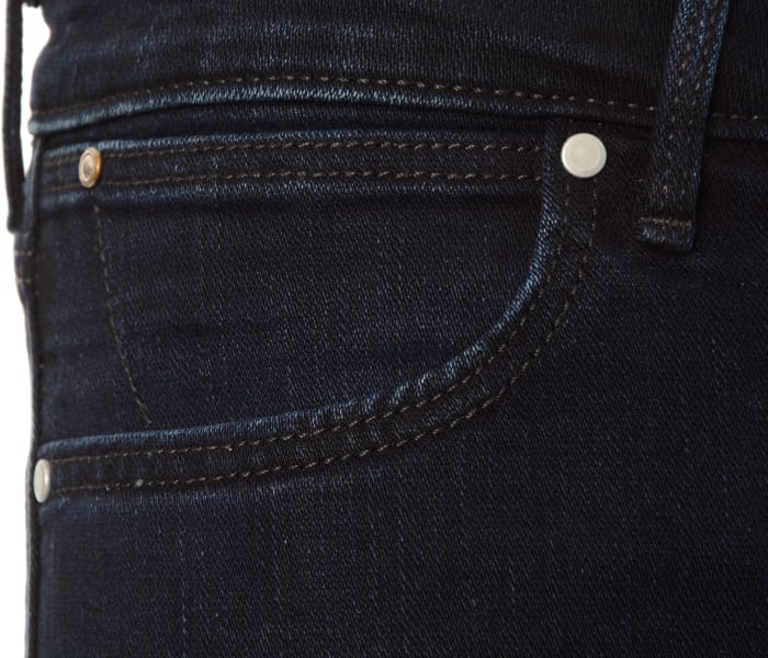 Wrangler jeans Straight Blue Black dámské tmavě modré