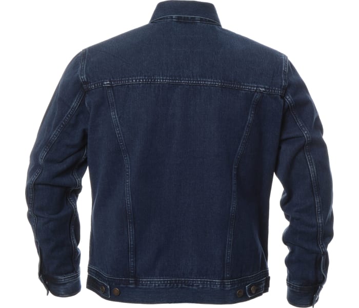 Džínová bunda Wrangler Authentic CoalBlue Stone pánská tmavě modrá
