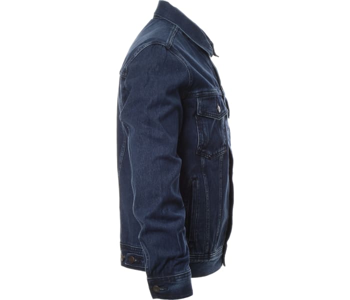 Džínová bunda Wrangler Authentic CoalBlue Stone pánská tmavě modrá