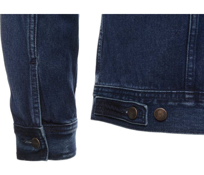 Džínová bunda Wrangler Authentic CoalBlue Stone pánská tmavě modrá