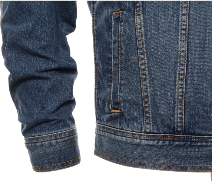 Džínová bunda Wrangler pánská modrá