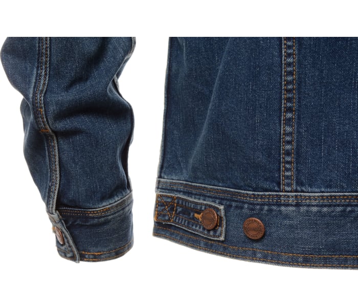 Džínová bunda Wrangler pánská modrá