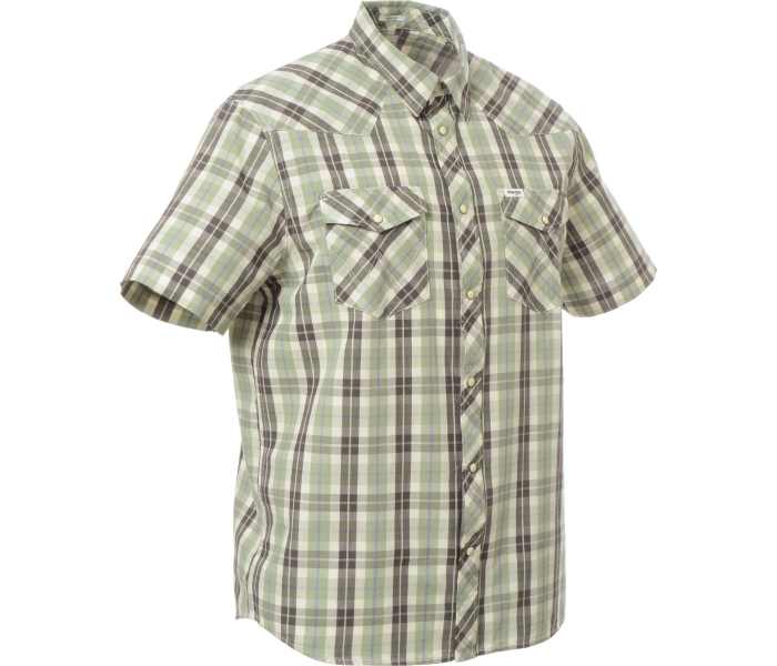 Košile Wrangler SS Western Shirt pánská zelená