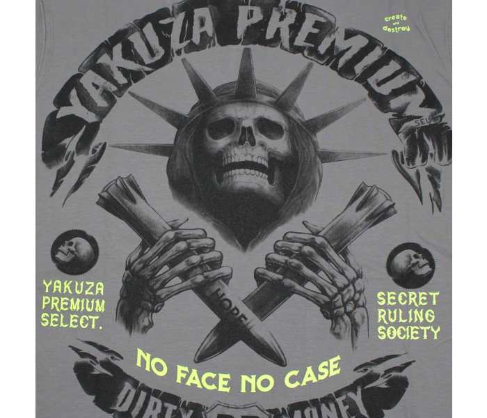 Triko Yakuza Premium pánské šedé