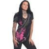 Tričko Yakuza Dark Skull Curved V Neck