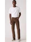 Menčestrové nohavice Levi´s® 511 Slim Rain Drum pánske hnedé