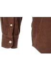 Manšestrová košile Wrangler 1 Pocket pánská hnědá