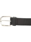 Kožený opasek Wrangler Full Grain černý