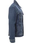 Džínová bunda Wrangler Classic Meadow Haze pánská tmavě modrá