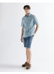 Kraťasy Wrangler Texas Stormforge Blue pánské tmavě modré