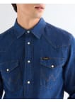 Košile Wrangler Western pánská modrá
