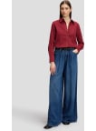 Lee jeans Pleated Fresh Blanket dámske modré